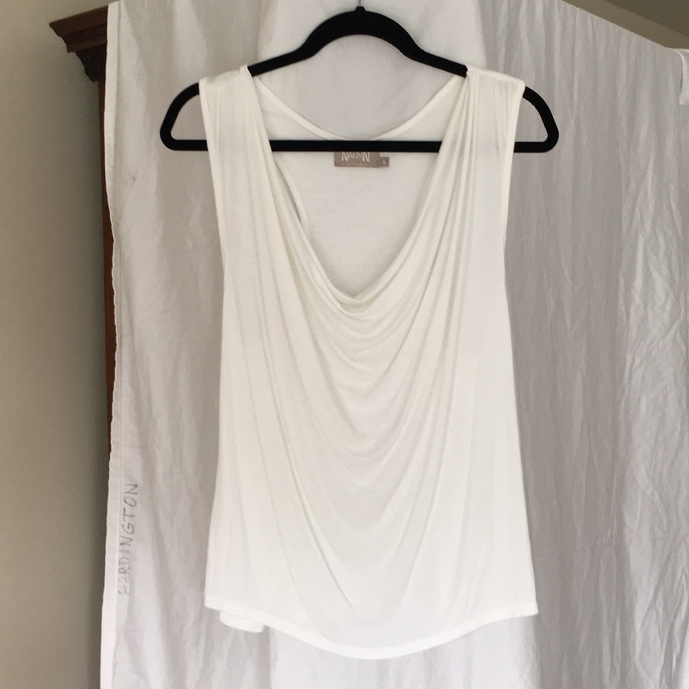 Nation Ltd,  White cotton summer top
